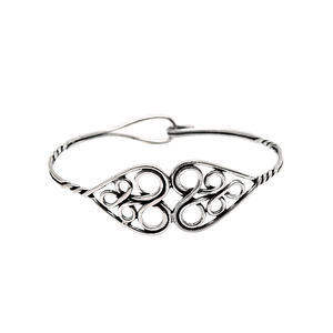 Unique Design 925 Sterling Solid Silver Handcrafted Bangle <b>Women</b> Girls Fashion Collection Designer Handmade Jewelry Wholesaler - Product Image 1