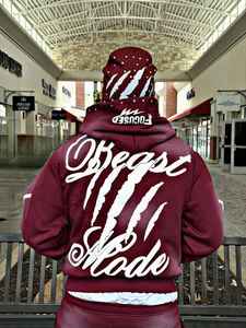 Ensemble de survêtement pour homme en coton de haute qualité, style streetwear, délavé à l'acide, avec sweat à capuche zippé et pantalon de survêtement, effet délavé au soleil - Product Image 5