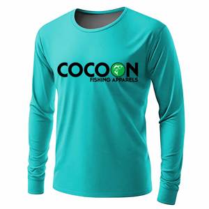 Camiseta de pesca para hombre hecha a medida de calidad superior 100% poliéster protección UV ropa OEM para ropa deportiva de entrenamiento - Product Image 4