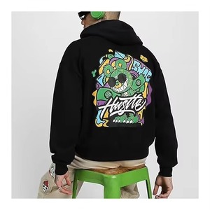 Sudadera con capucha de gran tamaño personalizada para hombres | Forro de algodón | MOQ bajo y producción personalizada a granel - Product Image 5