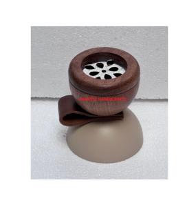 Ramadán 2025, artesanía de madera de tendencia con quemador de metal bakhoor, quemador de incienso de cuero PU, regalos bakhoor Ramadan Eid - Product Image 2