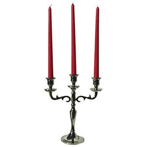 Candelabro de metal dorado clásico con copas de velas para decoración de eventos de lujo y estilo festivo de mesa de comedor - Product Image 3