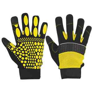 Servicio OEM, los mejores guantes mecánicos de piel de vacuno y cabra, guantes de conductor, funciones anticorte y antiimpacto, guantes mecánicos - Product Image 2