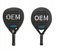 JAS Oferta Especial Raqueta de Pádel de Fibra de Carbono 3K 12K 18K Personalizada, Fabricación OEM Profesional, Núcleo de EVA con Diseño de Diamante en Forma de Lágrima, Tu Logotipo