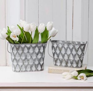 Wholesale <b>Large</b> Metal Decorative <b>Planter</b> for Living Room Balcony & Nursery Outdoor Hanging Decoration Hot Selling - Product Image 4