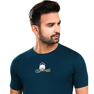 Moda personalizada de lujo 100% algodón recortada camiseta de gran tamaño Dtg impreso peso pesado hombres camisetas estilo de alta calidad - Product Image 4