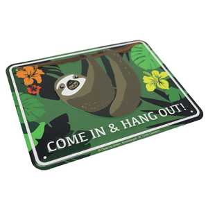 ป้ายโลหะรูปสลอธสำหรับตกแต่งบ้าน ใช้ตกแต่งบ้านและเป็นที่แขวนได้ - Product Image 4