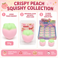 Jouets Squishy Pêche Croustillante Southpeak – Jouets Sensoriels Anti-Stress à Presser – Vente en Gros, Fabrication OEM
