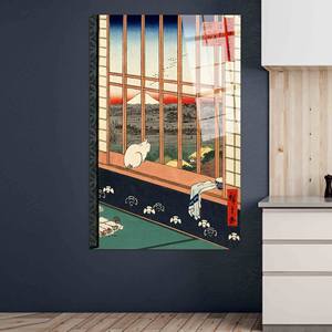 Art des rizières d'Asakusa : Impression sur toile du festival Torinomachi, ART SUR VERRE TÉMPERÉ - Product Image 1