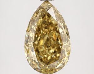 Fancy Deep Brownish Yellow 3.17Ct Corte de pera brillante modificado VVS2 Clarity GIA Certified 100% Diamantes sueltos Naturales de La India - Product Image 1