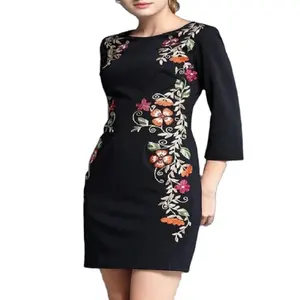 Hình ảnh lớn hơn thêm để so sánh chia sẻ Chất lượng cao Phụ nữ Leopard in bãi biển Bohemian Mini Dress Ladies mùa hè lo