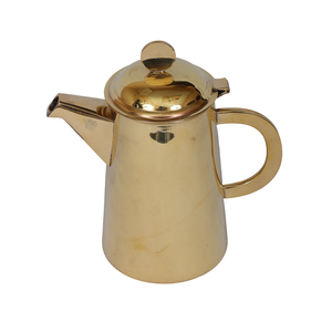 Jarra de latón de diseño Mughal con utensilios para servir y almacenar agua de Metal pulido para la decoración del comedor del hogar, incluidas las cucharas - Product Image 1