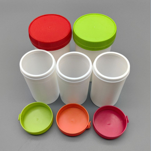 ขวดพลาสติกทรงกระบอกปากกว้าง150มล. 200มล. สำหรับเม็ดฟู่ผงแคลเซียม - Product Image 2