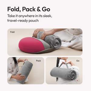 Almohada de Abrazo Frío |   Espuma viscoelástica ultra suave y transpirable de material de terciopelo |   Forma Rectangular Lavable |   Soporte para Dormir para Adultos - Product Image 4