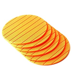 Classy Durable Walnut <b>Coasters</b> Round & square <b>silicone</b> & Unique design - Product Image 2