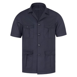 Chemises à manches courtes pour hommes, UPF 50+, grande taille, séchage rapide, imperméables, respirantes, en spandex/polyester, protection solaire pour la randonnée et la pêche - Product Image 6