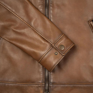 แจ็กเก็ตหนังแฟชั่นสำหรับผู้ชายผลิตตามสั่ง - Product Image 6