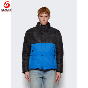 Diseño de ropa para hombre, gran oferta, chaquetas acolchadas blancas de marca de lujo para hombre, chaqueta acolchada brillante gruesa de invierno con capucha de burbuja personalizada - Product Image 2