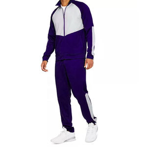 OEM Survêtement à panneau uni vierge de haute qualité en polaire personnalisé Vente en gros de coupe ample automne hiver Survêtement de jogging décontracté pour hommes - Product Image 3
