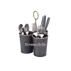 Porte-couverts fait à la main de couleur or Porte-couverts de cuisine de taille moyenne de qualité supérieure du meilleur exportateur en Inde - Product Image 4