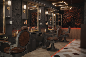 กระจกแต่งหน้าแบบพกพาทันสมัย พร้อมไฟ LED สำหรับร้านเสริมสวย เฟอร์นิเจอร์โชว์สินค้าสำหรับร้านเสริมสวย ใช้ในคลังสินค้า หรือพื้นที่รับประทานอาหาร ทำจากไม้ - Product Image 3