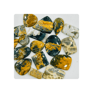 Cabujón de jaspe de océano Natural de alta calidad, forma de mezcla de forma libre, fabricación de joyas de piedras preciosas de Size20-30MM, lote al por mayor - Product Image 2