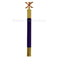 RÉGALIA MAÇONNIQUE CROIX ROUGE DE CONSTANTINE BATONS-CHEVALIER TEMPLIER BATON TOP BATON MAÇONNIQUE