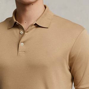 Camisetas de polo personalizadas para hombre al por mayor camisetas de Jersey informales de manga corta de color sólido de 100% algodón con bordado - Product Image 3