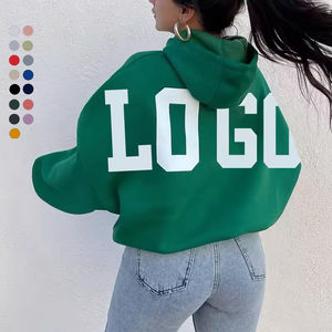 Sudadera con capucha de peso pesado personalizable de alta calidad, sudadera con estampado de lana gruesa, Material de dibujos animados, logotipo personalizable con capucha - Product Image 5