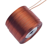 Inducteur audio personnalisé par le fabricant, à noyau d'air, en fil Litz, en feuille de cuivre, échantillon disponible pour amplificateur Hi-Fi, haut-parleur, crossover