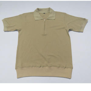 เสื้อโปโลผู้ชายแขนสั้นซิปสี่ส่วนเสื้อกอล์ฟ - Product Image 1