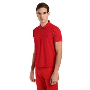 ชุดเสื้อโปโลแขนสั้นสำหรับผู้ชายชุดเสื้อโปโลโลโก้แบบลำลองสีทึบ - Product Image 1