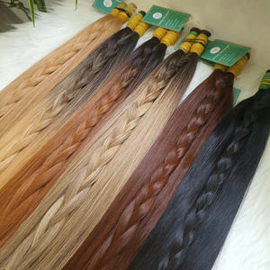 Cabello negro a granel hecho de 100% cabello humano vietnamita de alta calidad nuevo producto Vietnam 100 gramos 26 pulgadas cabello virgen - Product Image 4