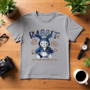 T-Shirt Unisex 100% Cotone 210GSM Abbigliamento Casual con Stampa Serigrafica e DTG Modello Rose Non Compresso - Product Image 3