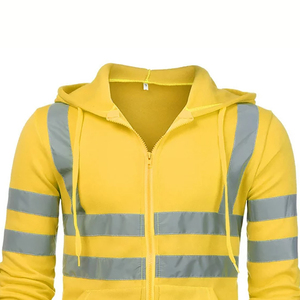 เสื้อฮู้ดน้ำหนักเบาสีทึบสะท้อนแสง - Product Image 6