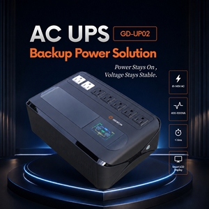 Sistema de Alimentación Ininterrumpida (UPS) Fuera de Línea de 120V 600VA 360W con Pantalla LCD para PC de Escritorio, Batería de Respaldo - Product Image 2