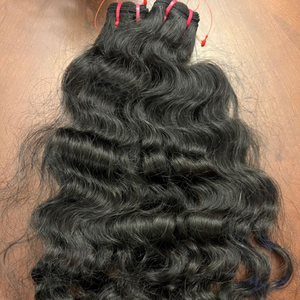 Extensiones de Cabello Humano Virgen Remy Indio 10A, 100g, Ondulado Profundo, Cutícula Alineada, Doble Trama, Puntas Dobles, Procesado a Máquina - Product Image 5