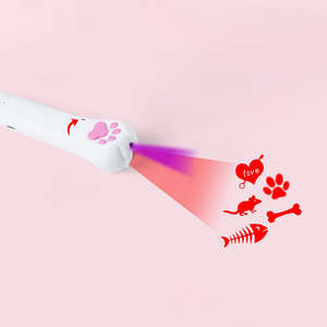 Wholesale 5 Modes Modern Plastic Eco-Friendly Cats Interactive Laser Pointer with <b>Projector</b> Mini <b>USB</b> Exercise Toy - Product Image 3