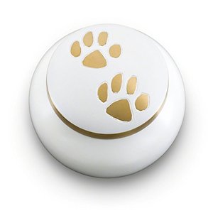 Aluminium Metal <b>Urn</b> <b>Pet</b> <b>Urns</b> For Dog Cats <b>Ashes</b> In Enamel Finished In wholesale prices With Dogs Fingerprints Wholesale Prices - Product Image 2