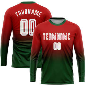 Camiseta de fútbol de ajuste personalizado de rendimiento, uniforme de clubes de tela ligera, logotipo de nombre de jugador sublimado a medida para jugadores de fútbol - Product Image 5