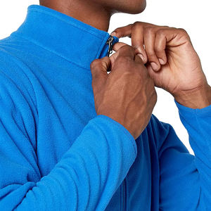 Chaqueta de concha blanda de talla grande para Otoño e Invierno para hombre, forro polar de manga larga con cuello levantado, etiqueta de logotipo personalizable, grosor fino - Product Image 2