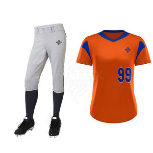 ชุดซอฟต์บอลแบบใหม่ สไตล์ฝึกซ้อม รับทำโลโก้ ผลิตในปากีสถาน ระบายอากาศได้ดี โพลีเอสเตอร์ 100% คุณภาพสูง สีและขนาดตามสั่ง รับผลิตแบบ OEM - Product Image 3