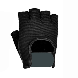 Gants de musculation en néoprène et cuir avec logo personnalisé, demi-doigts, antichocs, antidérapants, durables - Product Image 6