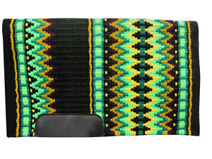 Tapis de selle Western Cheval Tapis de selle en feutre équestre Tapis de selle en feutre Western Coton Doublure en néoprène - Product Image 2