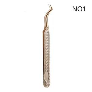 Paquete de pestañas de lujo de etiqueta privada con pegamento para pestañas y pinzas para pestañas, Kit de extensiones de pestañas al por mayor - Product Image 1