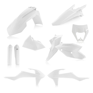 Acerbis Full Plastic <b>Kit</b> for KTM Motocross Style Rear Fairing Motorcycle Parts Carbon Steel PC Bag Packed Air Compatible - Product Image 1