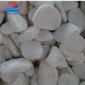 Pure Snow White Cailloux de pierre naturelle pour l'aménagement paysager Jardins Pathways - Product Image 1