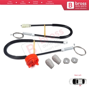 Juego de Reparación de Elevalunas Eléctrico Trasero Izquierdo BWR591 para C3 Pluriel MK1 Convertible 2003-2010 9643071080 - Product Image 5
