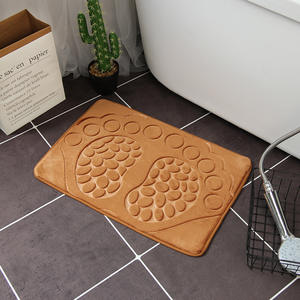 Tapis de protection de sol de bureau personnalisé en flanelle gaufrée pour chaises à roulettes, tapis minimaliste uni fabriqué à la machine pour parquet - Product Image 4