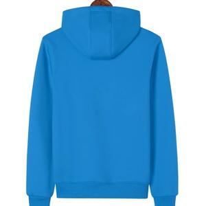 Sudadera con capucha y cremallera de manga larga a la moda para hombre, Chaquetas deportivas informales para invierno, sudaderas de lana con capucha teñidas lisas, ropa - Product Image 4